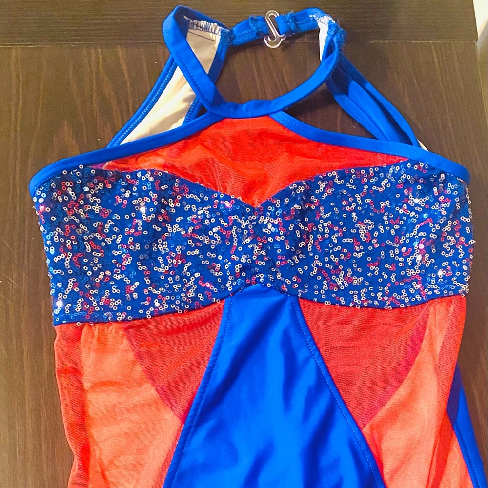Kandi Kouture Patriotic Dancewear Leotard SA